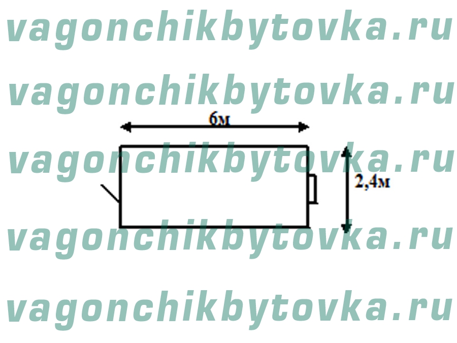 Столовая для строй объектов из БК 6м